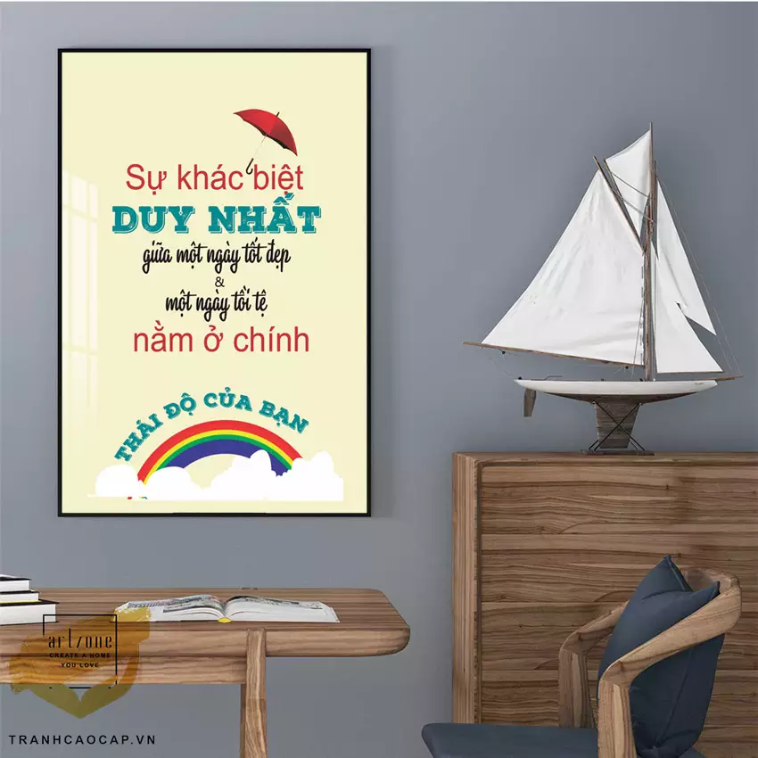 Lợi ích của việc trang trí văn phòng bằng tranh động lực