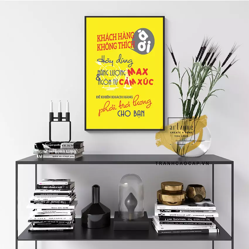 Tranh động lực mica AZ1-1278: Điểm nhấn tinh tế cho văn phòng