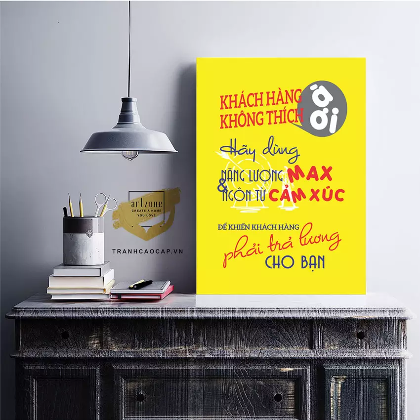 Tranh mica động lực: Góp phần tạo nên không gian làm việc lý tưởng