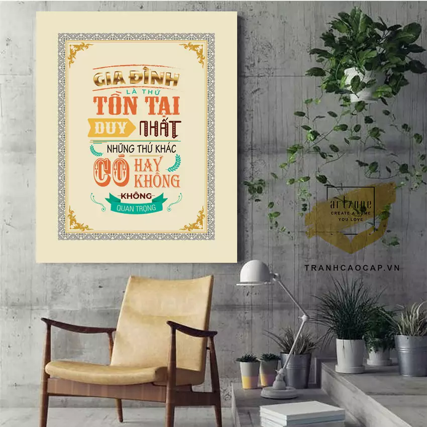Tranh động lực Mica AZ1-1281 khung tranh chắc chắn