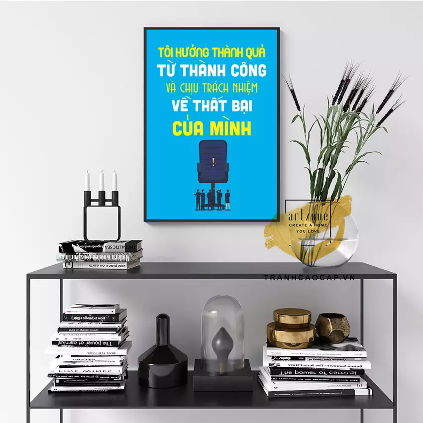 Tranh động lực trang trí văn phòng AZ1-1280