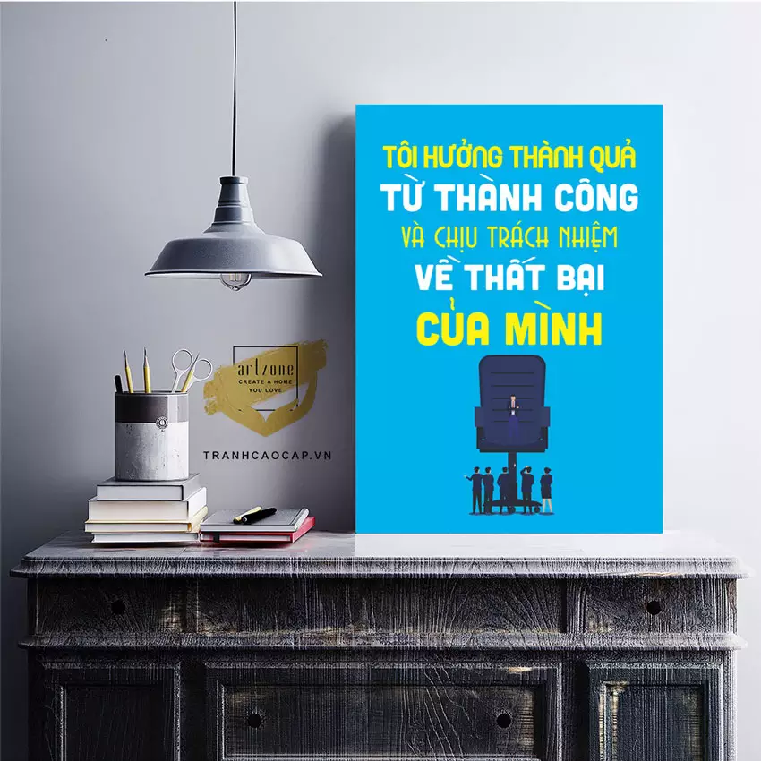 Tranh AZ1-1280 cho văn phòng chuyên nghiệp