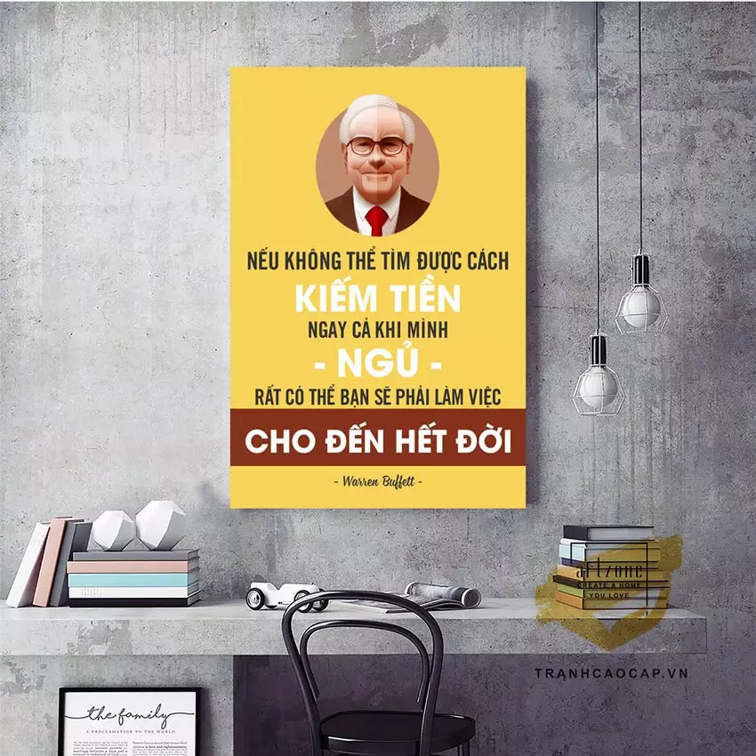 Chất liệu mica cao cấp cho tranh văn phòng