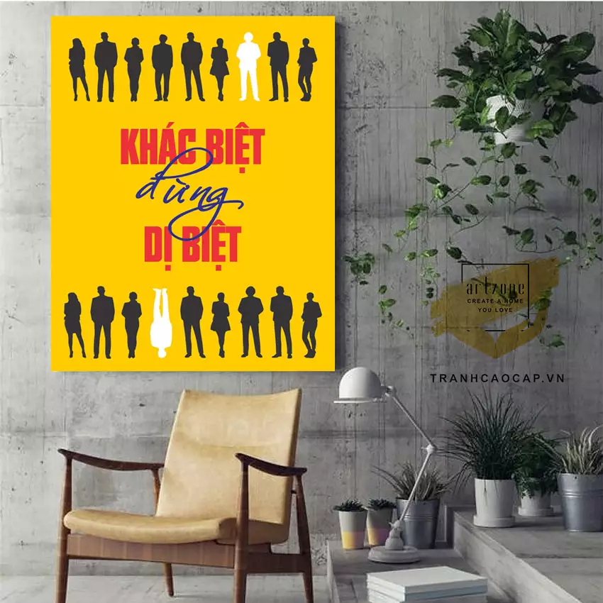 Lỗi treo tranh quá cao hoặc quá thấp