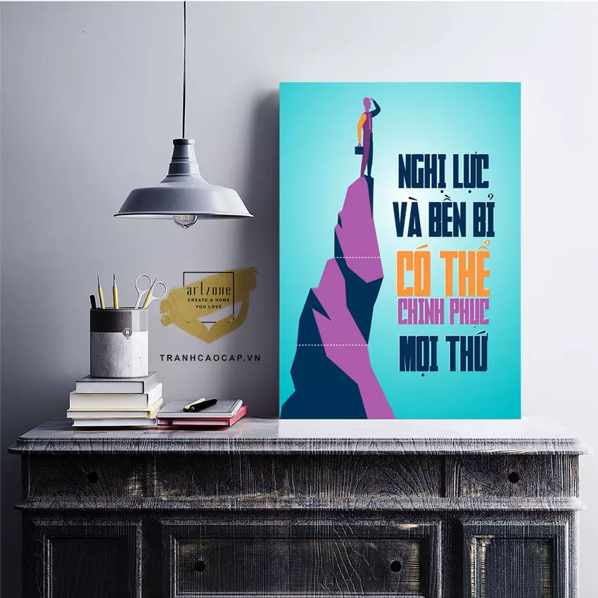 Tranh Mica AZ1-1288 trong không gian làm việc