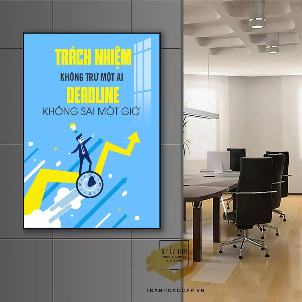 Ứng dụng tranh động lực trong không gian văn phòng