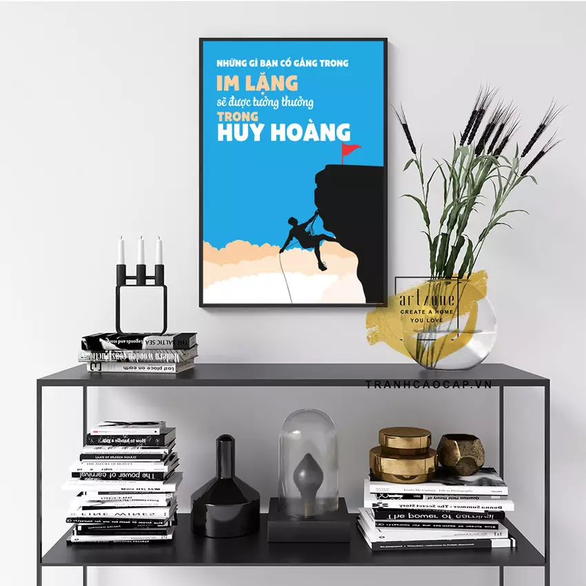 Tranh động lực đẹp treo tường văn phòng AZ1-1286-MICA Tranh động lực đẹp treo tường văn phòng AZ1-1286-MICA