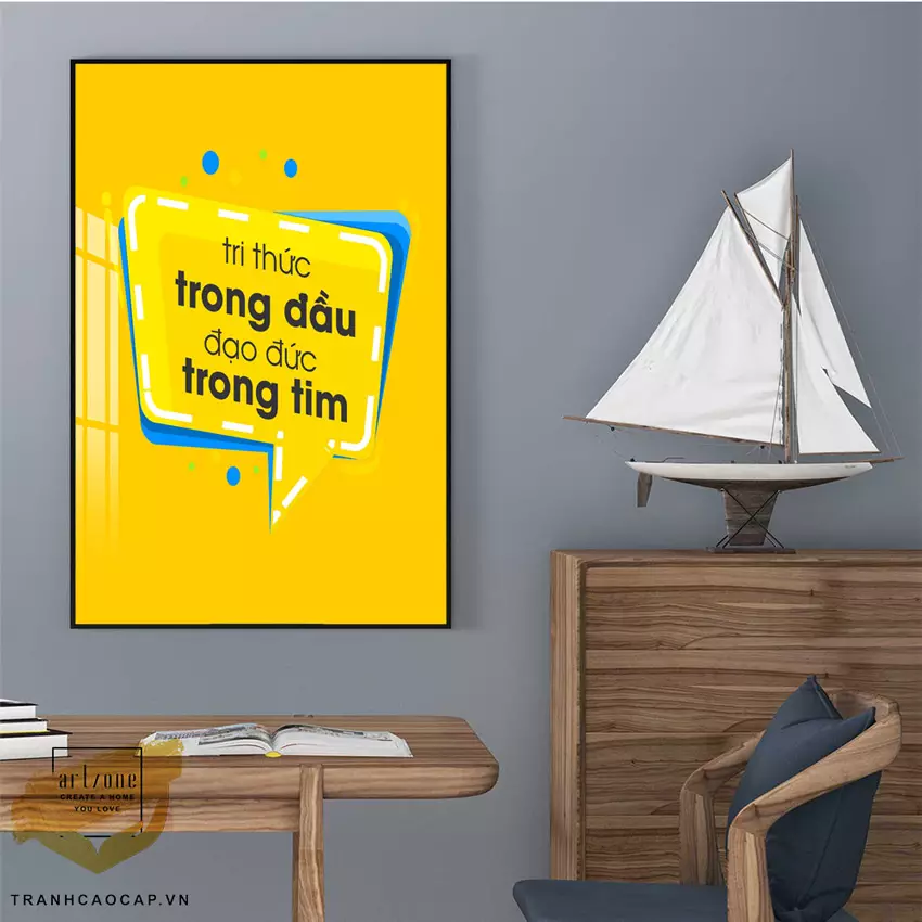Kích thước tranh phù hợp với không gian