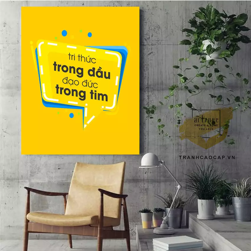 Tranh mica động lực truyền cảm hứng làm việc