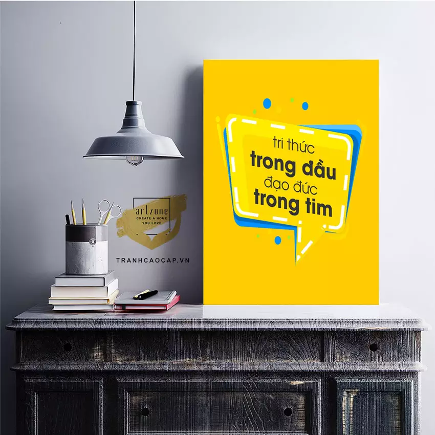 Tranh mica động lực là điểm nhấn cho không gian