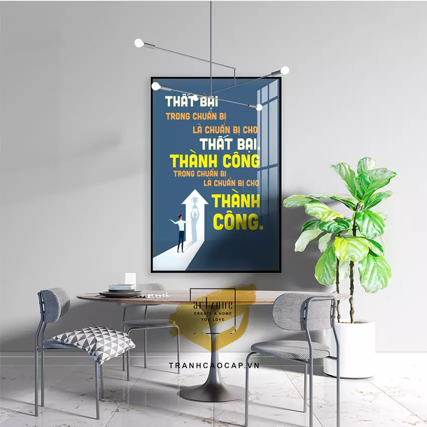 Lỗi thường gặp khi trang trí tranh văn phòng