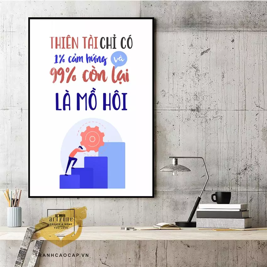 Tranh mica phù hợp với không gian văn phòng hiện đại