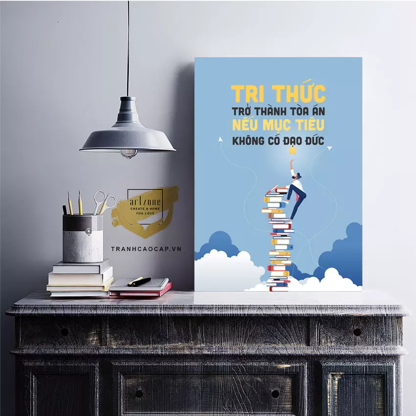 Tranh Mica Động Lực Đơn Giản AZ1-1289
