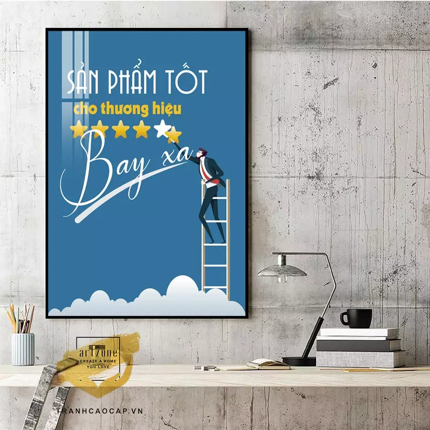 Tranh tạo động lực làm việc chất liệu Mica AZ1-1298 Tranh tạo động lực làm việc chất liệu Mica AZ1-1298