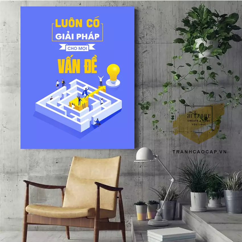 Tranh động lực treo tường món quà ý nghĩa cho đối tác và nhân viên