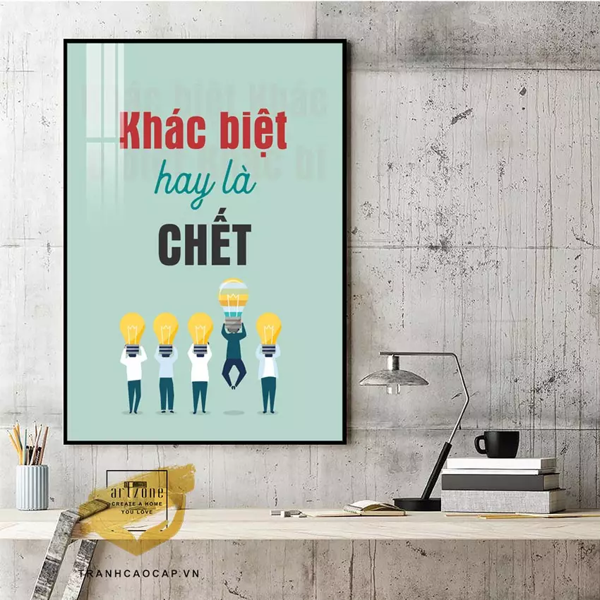 Lỗi chọn kích thước tranh không phù hợp: Tranh quá nhỏ so với không gian