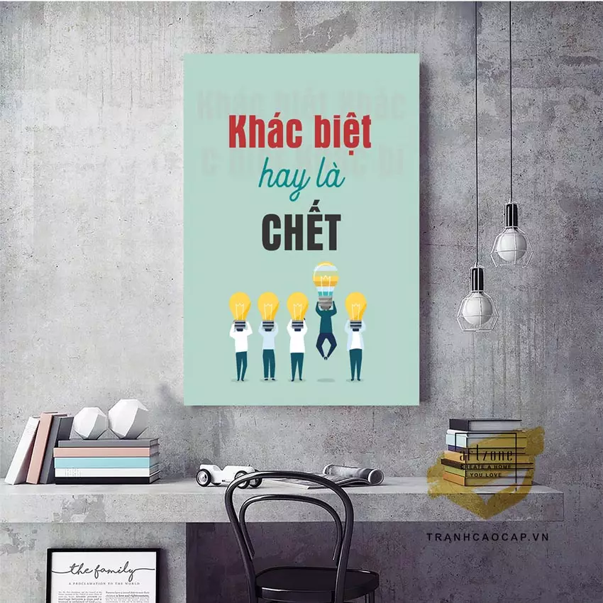Treo tranh ngang tầm mắt tạo sự thoải mái cho người xem