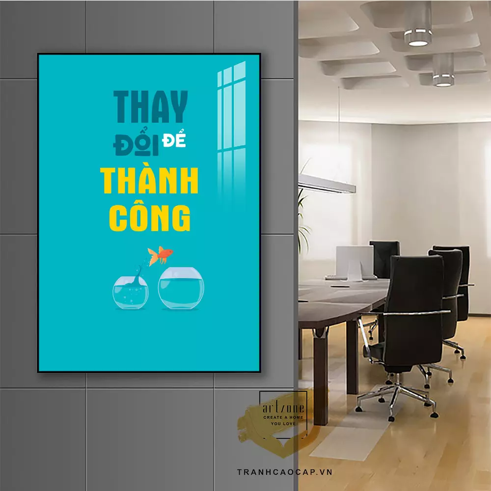 Ánh sáng làm nổi bật vẻ đẹp của tranh động lực