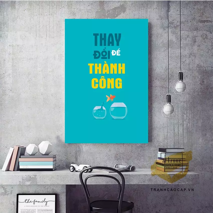Tranh động lực cho không gian sáng tạo