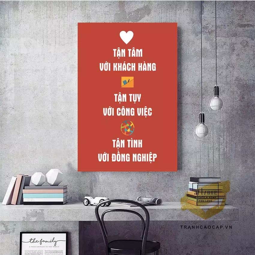 Tranh Động Lực Lửa phù hợp với nhiều không gian nội thất