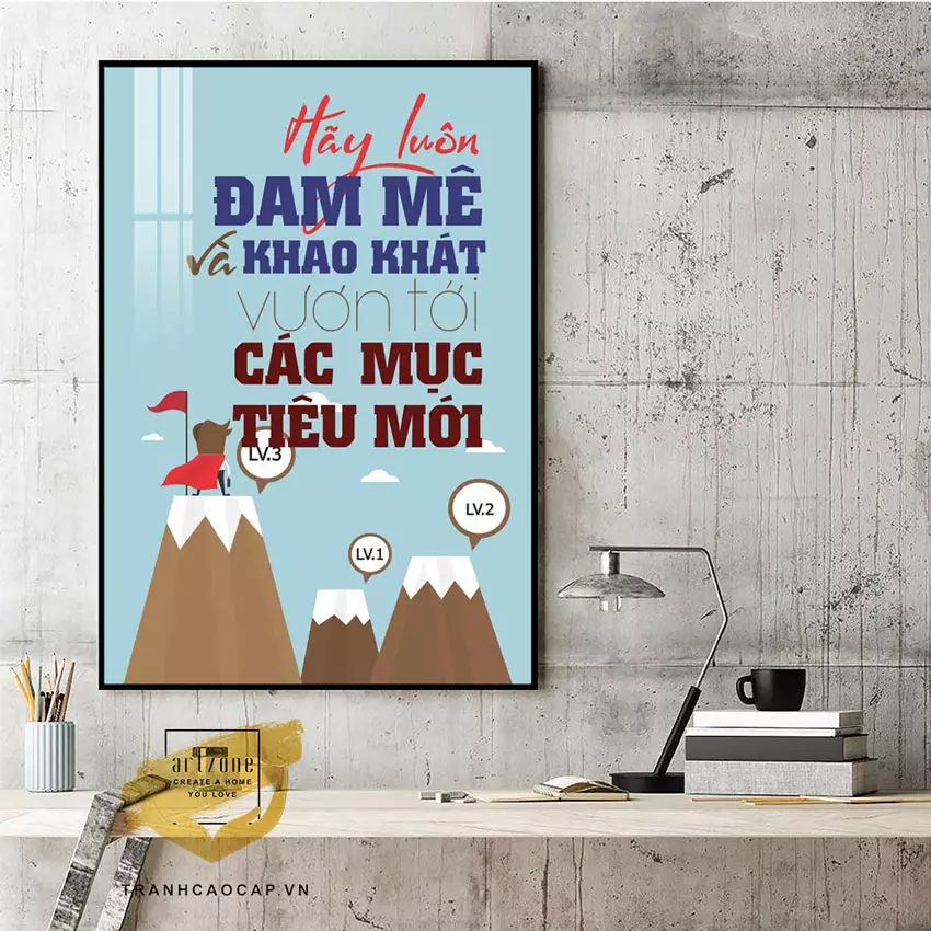 Ưu điểm của tranh Mica trong trang trí văn phòng