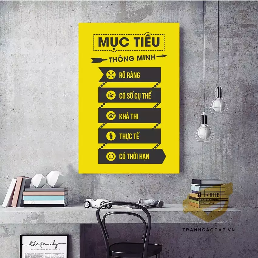 Tranh động lực lửa món quà ý nghĩa cho đối tác và người thân