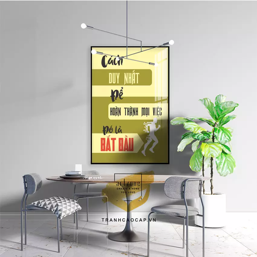 Độ cao treo tranh lý tưởng Độ cao treo tranh lý tưởng