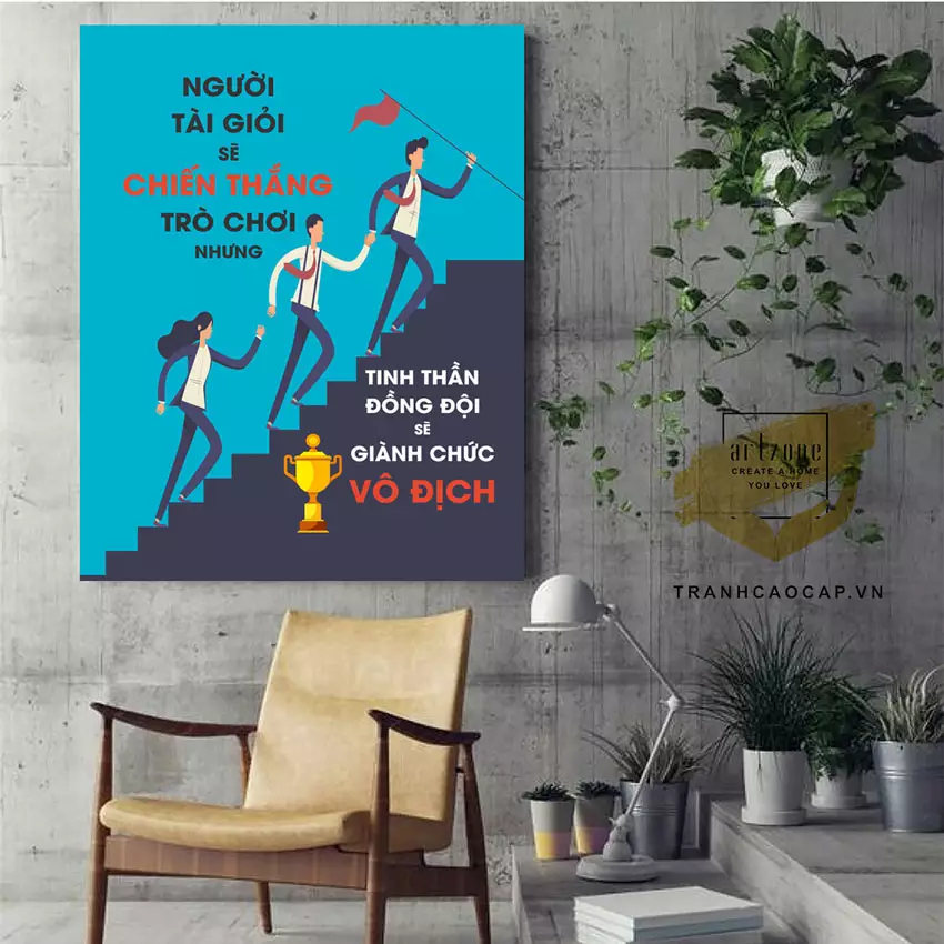Cách lựa chọn tranh động lực lửa phù hợp với không gian