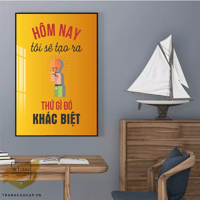 Tranh Mica Động Lực Lửa Uy Tín sang trọng và hiện đại