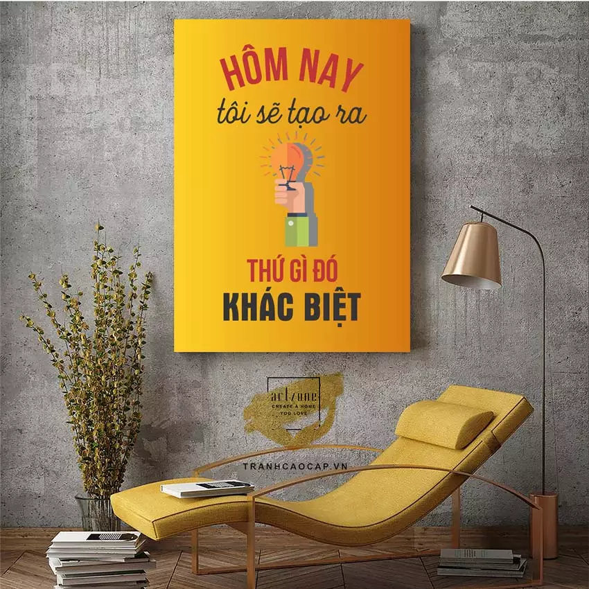 Tranh Động Lực Lửa Uy Tín trong phòng khách hiện đại