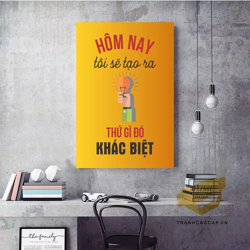 Chi tiết tranh Động Lực Lửa Uy Tín chất liệu Mica