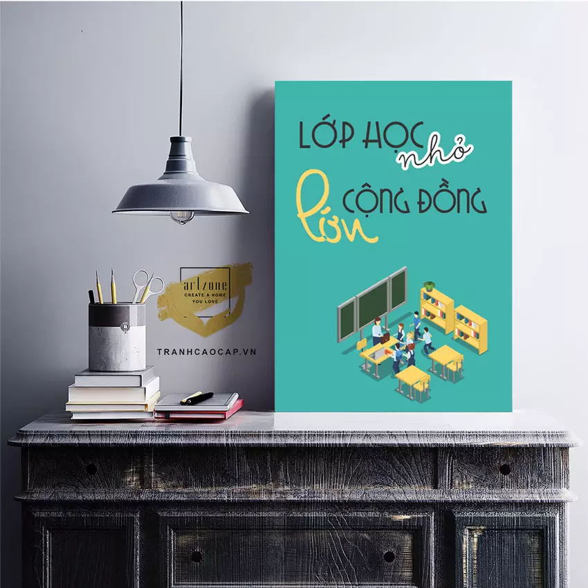 Tranh mica động lực AZ1-1225 - Lựa chọn hoàn hảo cho văn phòng hiện đại