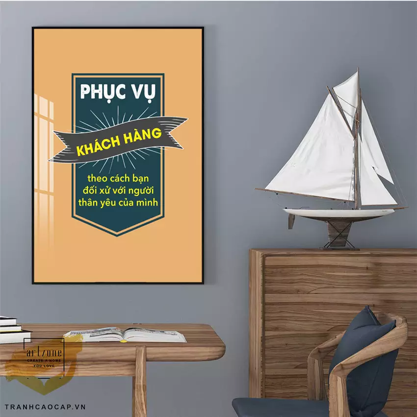 Tranh mica động lực treo văn phòng - Biểu tượng của sự sáng tạo