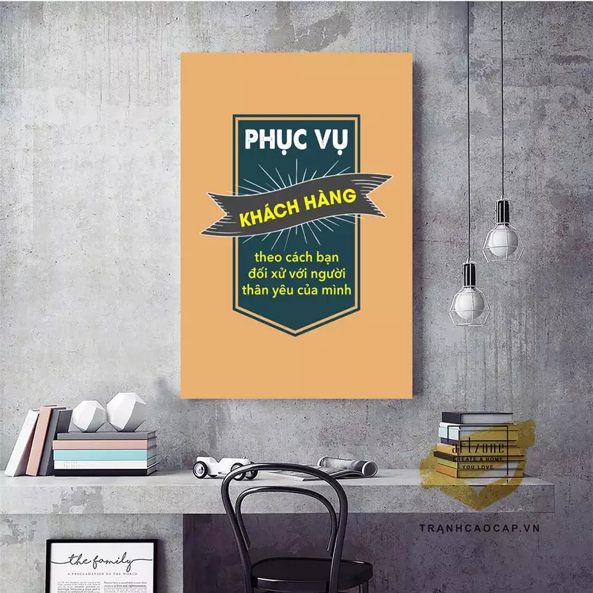 Tranh mica động lực treo văn phòng - Quà tặng ý nghĩa cho doanh nghiệp