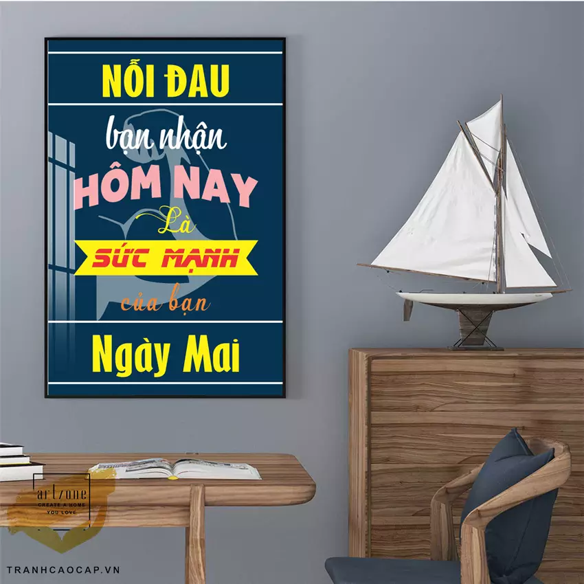 Sử dụng khung tranh phù hợp giúp tôn vinh vẻ đẹp của tác phẩm