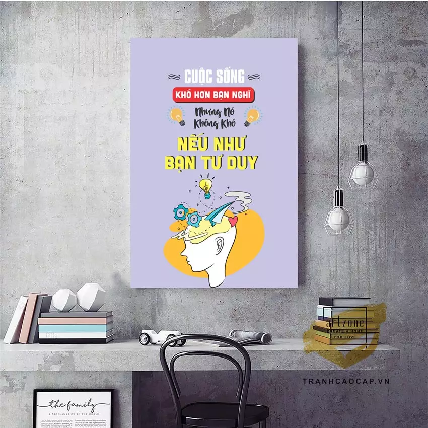 Tranh mica động lực AZ1-1323 là lựa chọn hoàn hảo cho không gian văn phòng hiện đại