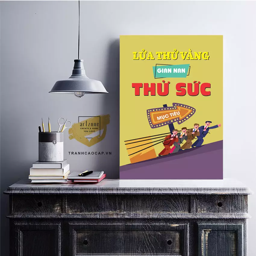 Tranh động lực Mica - Tạo không gian làm việc tràn đầy cảm hứng