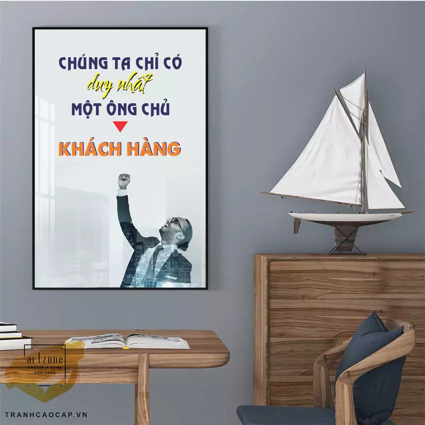 Lựa chọn kích thước tranh phù hợp với không gian