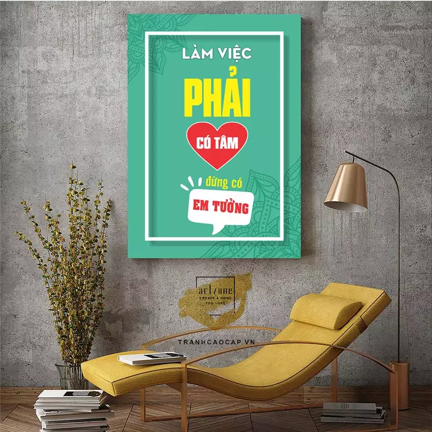Không gian treo tranh hợp lý