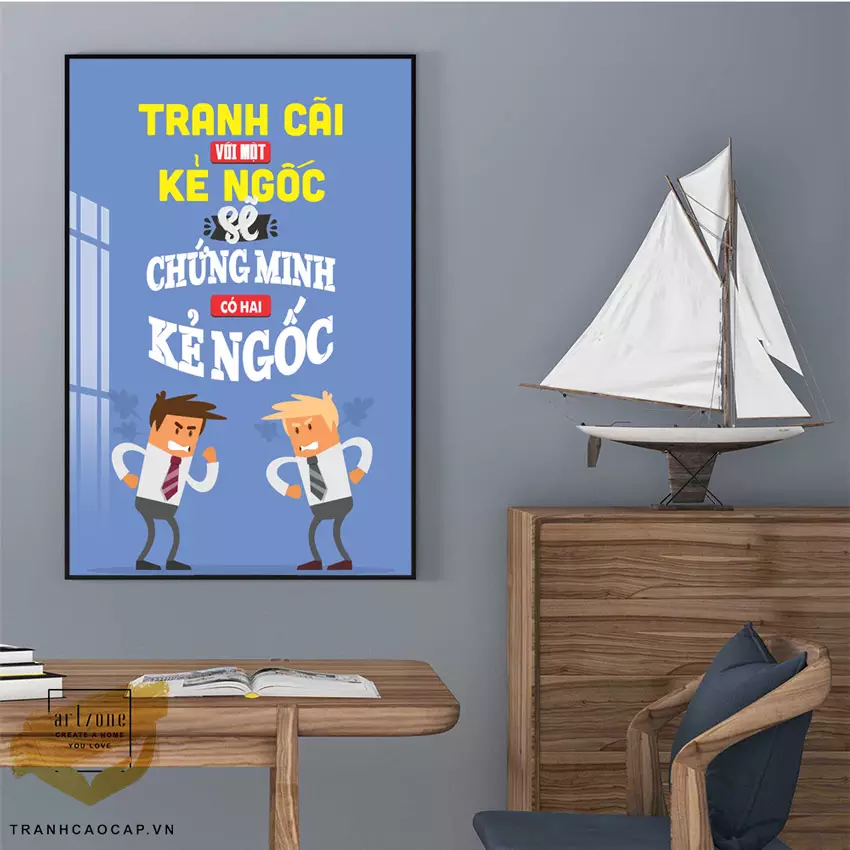 Chủ đề và thông điệp trong tranh văn phòng