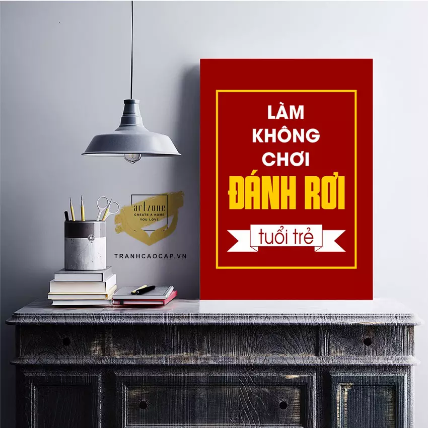 Tranh động lực tạo không gian làm việc tích cực