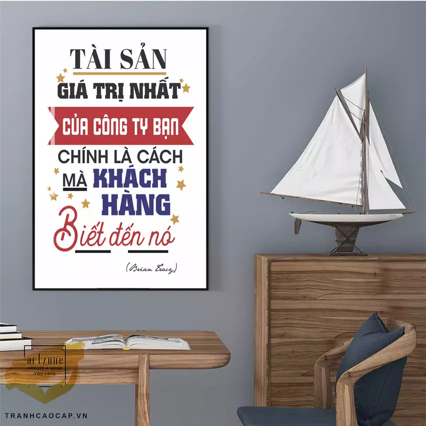 Lợi ích của tranh mica trong trang trí văn phòng