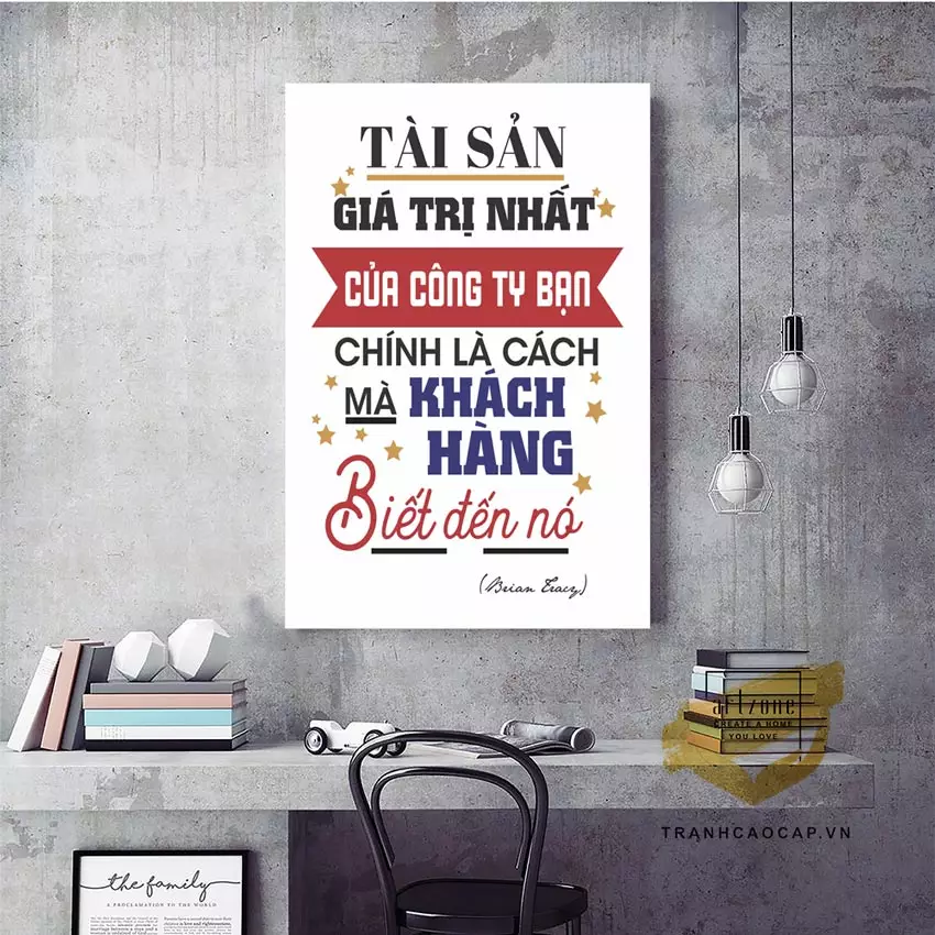 Tranh mica tạo động lực và cảm hứng làm việc