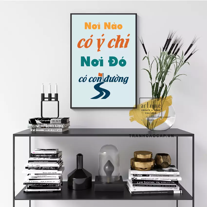 Tranh Động Lực Tinh Tế chất liệu Mica - Sự lựa chọn hoàn hảo cho văn phòng hiện đại