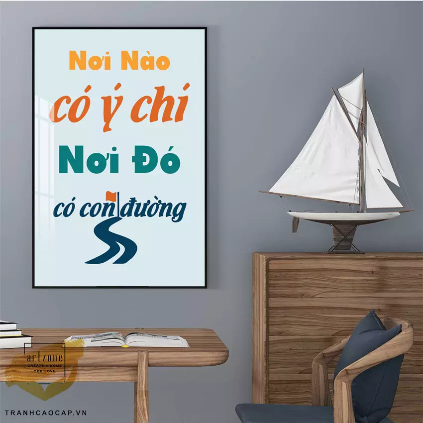 Tranh treo tường - Tạo điểm nhấn cho không gian làm việc