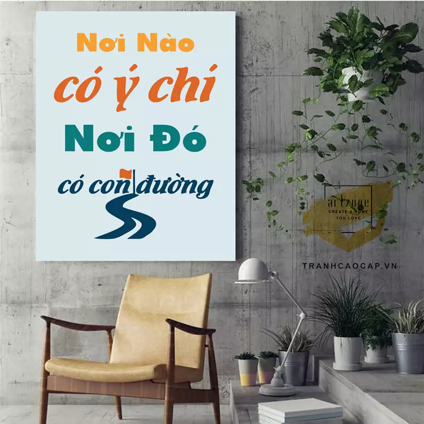 Lựa chọn kích thước tranh phù hợp với diện tích không gian