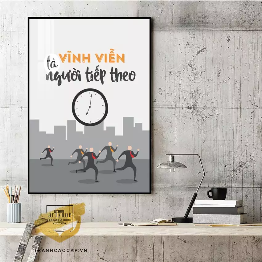 Tranh mica động lực cho văn phòng làm việc