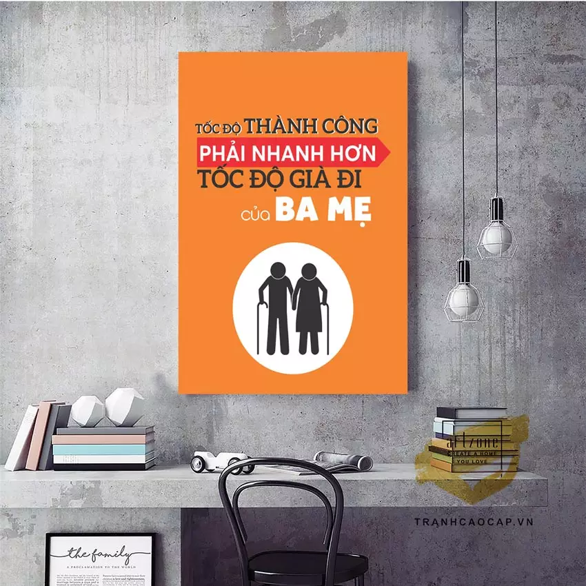 Tranh động lực treo tường - Giải pháp trang trí hiệu quả