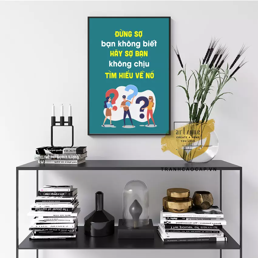 Tranh Slogan Tạo Động Lực Mica AZ1-1243