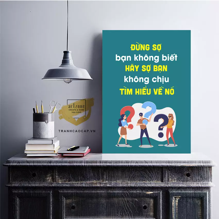 Mẫu tranh đẹp cho không gian làm việc